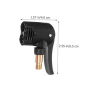 UTHCLO 2pcs Car Adapter with Quick Clamp for Motorcycle and Car Tire Inflator Pump Thread Nozzle Air Chuck Connector for Efficient Air Pressure Maintenance