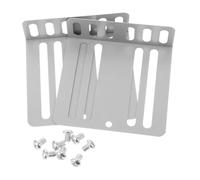 UTHCLO 2pcs Car CD Player Support Bracket Iron Frame Stable Audio Installation Mount for Dvd Navigation Systems Compatible with Vehicles Fixing Holder Kit