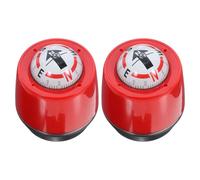 UTHCLO 2pcs Car Dashboard Compass with Adhesive Base Red Spherical Direction Indicator for Vehicle and Truck Navigation Portable Automotive Interior Navigation Guide