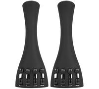 UTHCLO 2pcs Carbon Fiber Cello String Board 4/4 Replacement Part with Built-in Fine Tuners Lightweight Instrument Accessory for Cello and Violin