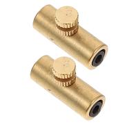 UTHCLO 2pcs Cello Wolf Tone Mutes in Copper Elegant Golden Finish, Suppress Wolf Tone Effect, Convenient to Carry and Store, Essential Musical Instrument Accessories for Cellists