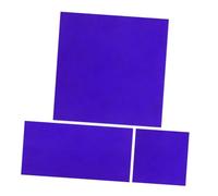UTHCLO 2pcs Cobalt Glass for Chemistry Experiments Accurate Flame Color Reaction Demonstration Plates Student Friendly Reusable Lab Equipment for School Science Education