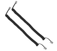UTHCLO 2pcs Coiled Telephone Handset Cords Flexible Phone Line Cable Replacement for Landline Phones with Stable Signal Transmission and Design