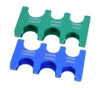 UTHCLO 2pcs Coin Storage Tool Coin Sorter Compact Lightweight Abs Hard Case Easy to Clean for Pocket and Bag Use