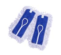 UTHCLO 2pcs Cotton Thread Mop Cloth Replacement with Strong Absorbency for Wet Dry Use Household Cleaning Mop Accessories Reusable Machine Washable for Floors Walls Windows
