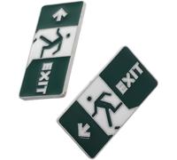 UTHCLO 2pcs Cute Green Glow the Dark Lapel Pin for Backpacks and Clothing, Mini Alloy Brooch with Versatile Usage for Gifting and Holiday Decorations