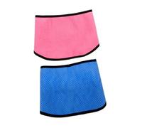 UTHCLO 2Pcs Dog Cooling Scarf Breathable Summer Collar for Hot Weather Instant Lightweight Comfortable Wrap for Walking Jogging Mountain Climbing