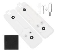 UTHCLO 2pcs Doorbell Backplate Replacement for Smart Video Doorbell White Plastic Anti-Theft Mounting Bracket with Installation Accessories