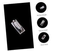 UTHCLO 2pcs Double-end Snare Drum Lug Connector Claw Hooks Strong Replacement Parts for Snare and Bass Drums Set