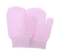 UTHCLO 2pcs Exfoliating Shower Gloves Body Scrub Mitts Bathing Mittens for Dry Oily Combination Skin