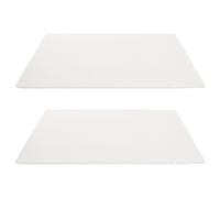 UTHCLO 2pcs Fireproof Ceramic Fiber Board 5mm Thick 200x300mm High Temperature Insulation Sheet for Wood Stove Pizza Oven Kiln Fireplace Heat Resistant Flame Retardant Panel