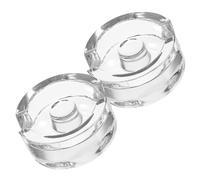 UTHCLO 2Pcs Glass Fermenting Weights for Wide Mouth Mason Jars Portable Pickle Bottle Lid for Safe Sauerkraut and Organic Sprout Fermentation