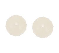 UTHCLO 2pcs Glow in The Dark Dog Balls Chew-resistant Rubber Interactive Pet Toys 6.5cm Diameter Outdoor Biting Teething Puppy Balls for Small to Medium Dogs