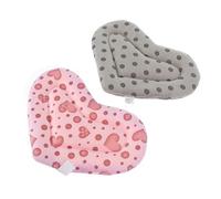 UTHCLO 2Pcs Hamster Warm Pad Comfortable Sleeping Mat Cotton Keep Warm Lightweight 21.5X13X1Cm PET Rest Cushion for Squirrel and Mouse
