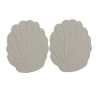 UTHCLO 2Pcs Heat-resistant Silicone Cup Pads Anti-slip Bottle Mats Protective Tumbler Coasters for Tea Mugs Kitchen Worktops with Wear-resistant Surface