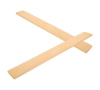 UTHCLO 2pcs Heavy Duty Wooden Door Ramp for Wheelchairs and Robot Vacuums, Solid Wood Threshold Ramp with Simple Installation, Prevents Scratching on Carpet Edges and Office Use