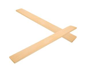 UTHCLO 2pcs Heavy Duty Wooden Door Ramp for Wheelchairs and Robot Vacuums, Solid Wood Threshold Ramp with Simple Installation, Prevents Scratching on Carpet Edges and Office Use