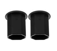 UTHCLO 2pcs Hockey Stick Protective End Cover Hockey Stick Accessory Cap Octagonal Shape Black Tpe Thermoplastic Elastomer Improves Grip and Control Adds Stability on The Field