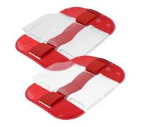 UTHCLO 2Pcs House Arm Badge Holder Badge Holders with Adjustable Arm Band Sturdy PVC Nylon Material Visual Window Display Light in Weight Retractable Pass for Office Use