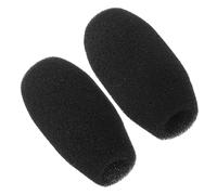 UTHCLO 2pcs Lapel Microphone Covers Sponge Windscreens Mini Mic Shield Protectors for Headset Mics Compatible with Multiple Styles for Meetings Speeches Teaching