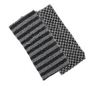 UTHCLO 2pcs Long Exfoliating Bath Towels Dual-sided Body Scrubbers for Deep Cleansing and Skin Renewal Back Scrub Strips with Rough Texture for Dead Skin Removal and Oil Control