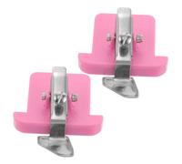 UTHCLO 2pcs Magnetic Sewing Guide with Scale Adjustable Seam Gauge for Sewing Machines Fabric Edge Positioning Tool with Clear Markings Prevents Shifting for Quilting and Straight Curved