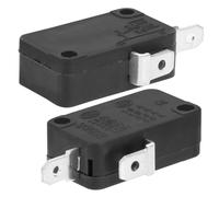 UTHCLO 2pcs Micro Switch for Microwave Oven Door, 2-pin Normally Open Limit Switch with Plastic and Metal Material, Universal Compatibility and Enhanced Safety for Household Appliances