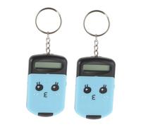 UTHCLO 2pcs Mini Cute Electronic Calculator Portable Plastic Arithmetic Counter for Students Office Home Use Cartoon Design