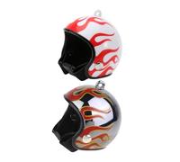 UTHCLO 2pcs Miniature Chicken Safety Hats for Small Pets Funny Hard Caps for Guinea Pigs Hamsters Lizards Parrots Cosplay Party Photo Props Black White