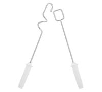 UTHCLO 2pcs Mixer Paddle Attachments Spiral and Mixing Heads Labor Saving Resin Mixing Tools for Art and Cement Decorating