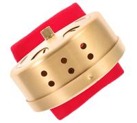 UTHCLO 2pcs Moxibustion Box Set Adjustable Copper Moxibustion Tank Screw Cap Portable Moxa Heat Pack for Home Use Random Color Cover for Body Therapy