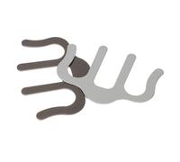 UTHCLO 2pcs Music Page Holder Clips Metal Music Note Clips for Piano and Outdoor Use Black and White Color Random Color