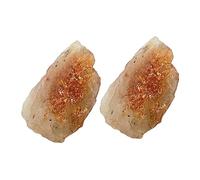 UTHCLO 2pcs Natural Rough Chakra Crystals Colorful Healing Stones for Meditation Therapy and Relaxation Irregular Shape Gemstones for Yoga and Mind Body Balance