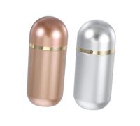 UTHCLO 2pcs Plastic Dispensing Bottles for Purse Travel Pill Case Pill Bottle Organizer for Medicine and Supplements Portable Medicine Container