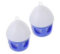 UTHCLO 2Pcs Plastic Pigeon Water Container with Detachable Design for Parrot Dove Quail Bird Accessory Household Water Feeder for Pets and Farms