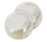 UTHCLO 2Pcs Portable Jade Hand Exercise Balls Smooth Massage Therapy Balls for Hand Fitness and Stress Relief Small Practical Handheld Fitness for Elderly Movement and Muscle Relaxation