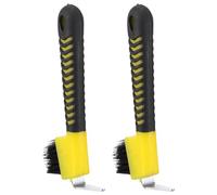 UTHCLO 2pcs Professional Hoof Pick Brush for Horses with Comfortable Grip and Sturdy Pp+tpe Material, Effective for Removing Mud for Horse Hair Grooming Random Color