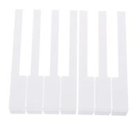 UTHCLO 2pcs Professional Piano Keytops Replacement Kit White Piano Keyboard Repair Tool for Pianists Comfortable Touch