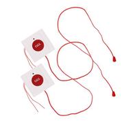 UTHCLO 2pcs Pull Cord Emergency Call Button for Seniors with Fast Alert Signal Wall-mounted Sos Patient Button User-friendly Distress Alarm for Elderly Care and Safety