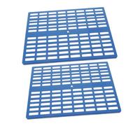 UTHCLO 2pcs Rabbit Cage Mats with Design for Small Animal Floor Pads Wear-resistant Bunny Foot Pads for Clean Safe and Comfortable Pet Cage Environment