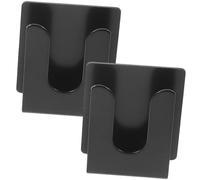 UTHCLO 2pcs Radio Mic Holders Metal Car Microphone Clips Easy Install Mic Mounts for Auto Home Office Use