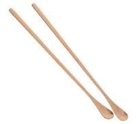 UTHCLO 2pcs Reptile Food Feeding Spoons for Lizards and Small Pets, 23cm Long Handle Rose Gold Scoops for Fruit Mixing and Powder Feeding in Reptile Care