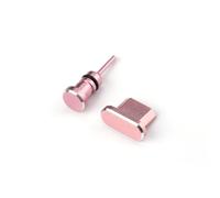 UTHCLO 2pcs Rose Gold Micro USB Port and Earphone Jack Dust Plug Set Compatible with Edge Plus Honor Phones Durable Aluminum Alloy Splash and Dust Protection