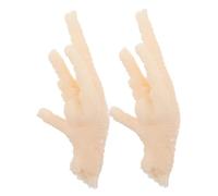 UTHCLO 2pcs Simulated Chicken Claw Model Imitation Meat Faux Food for Kitchen Hotel and Event Display