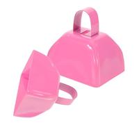 UTHCLO 2pcs Small Metal Cowbells for Football Games Hand Bells Sporting Events Cheering Noisemaker Bells for Parties Celebrations