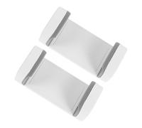 UTHCLO 2pcs Smartphone Tripod Clip Attachment Stable Cell Phone Holder for Horizontal Vertical Use Lightweight Portable Mount for Live Streaming Selfie Photography