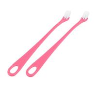 UTHCLO 2Pcs Soft-Bristle Pets Toothbrush for Dogs and Cats Ergonomic Design for Comfortable Oral Care Lightweight Portable Pet Teeth Cleaner for Healthy Gums and Fresh Breath