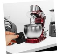 UTHCLO 2pcs Space-Saving Mixer Attachment Hooks Flat Smooth Surface Wall-Mounted Holders for Stand Mixer Accessories Reusable Black Hooks for Kitchen and Commercial Use