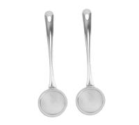 UTHCLO 2Pcs Stainless Steel Flour Sieve Kitchen Strainer Fine Mesh Baking Sifter for Cooking Healthy Food Preparation and Oil Skimming Household Kitchen Supplies