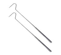 UTHCLO 2pcs Stainless Steel Telescopic Snake Hooks 71cm, Reptile Grabbing and Handling Tools for Safe Catching and Moving of Snakes and Other Reptiles